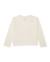 T-shirt fille en maille avec design floral et col rond Blanc 2 - vertbaudet enfant 