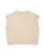 Gilet fille en tricot avec broderie florale en relief Beige 3 - vertbaudet enfant 