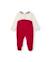 Barboteuse en tricot pour bébé avec visage d'ourson Rouge 2 - vertbaudet enfant 