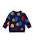 Pull bébé garçon en maille douce à motifs d'arbres Bleu 3 - vertbaudet enfant 