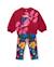 Ensemble fille en molleton avec sweat à motif floral et legging assorti Rouge 1 - vertbaudet enfant 