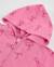 Sweat en molleton pour fille avec capuche, fermeture éclair et motif de nœuds Rose 3 - vertbaudet enfant 