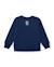 Sweat garçon en maille avec imprimé urbain et zip latéral Bleu 2 - vertbaudet enfant 