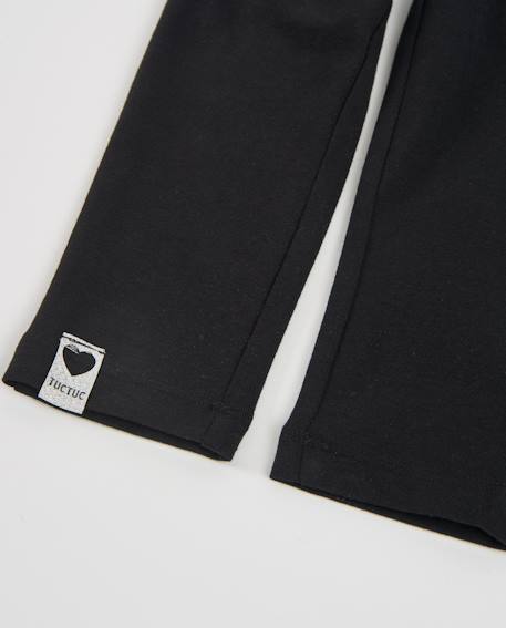 Legging bébé fille en jersey stretch taille confortable Noir 4 - vertbaudet enfant 