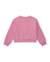 Sweat-shirt fille en molleton avec logo brodé et poignets côtelés Rose 2 - vertbaudet enfant 