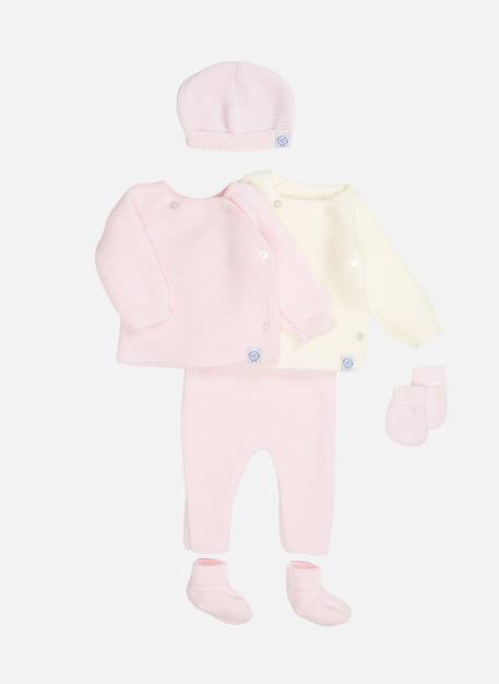 Coffret de naissance Ecru+Ecru / bleu+Ecru / bleu layette+Ecru / rose layette 15 - vertbaudet enfant 