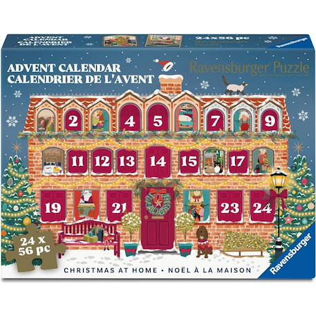 Calendrier de l'avent noël à la maison Bleu 2 - vertbaudet enfant 