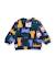 Ensemble en molleton garçon sweat imprimé tigres et pantalon assorti Bleu 3 - vertbaudet enfant 