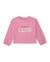 T-shirt de fille en maille avec broderie florale et manches longues Rose 1 - vertbaudet enfant 