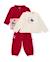 Ensemble en tricot pour bébé avec fermeture zippée sur le devant Rouge 1 - vertbaudet enfant 