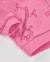 Sweat en molleton pour fille avec capuche, fermeture éclair et motif de nœuds Rose 4 - vertbaudet enfant 