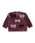 Sweat fille en velours doux avec nœuds décoratifs Violet 1 - vertbaudet enfant 