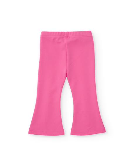 Ensemble en molleton bébé fille avec sweat fleuri et pantalon assorti Violet 5 - vertbaudet enfant 
