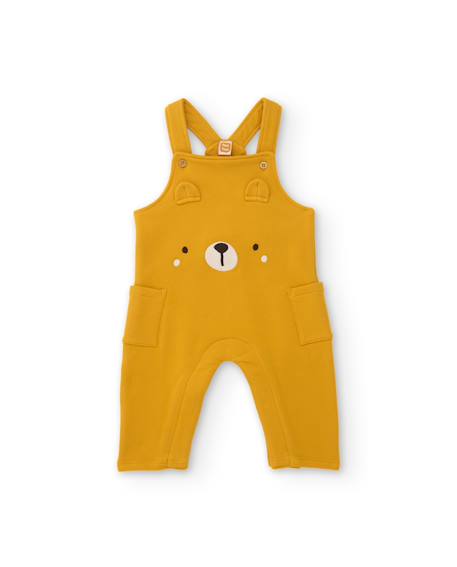 Ensemble en peluche pour bébé avec t-shirt imprimé Jaune 4 - vertbaudet enfant 