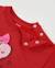 Sweat fille en molleton chaud à imprimé dinosaure Rouge 4 - vertbaudet enfant 