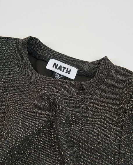 T-shirt fille à manches longues avec finition brillante et coupe classique Gris 3 - vertbaudet enfant 