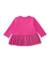 Robe fille en jersey et molleton avec motif dinosaure et volant Rose 2 - vertbaudet enfant 