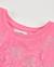 T-shirt fille en maille avec imprimé floral brillant Rose 4 - vertbaudet enfant 