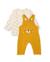 Ensemble en peluche pour bébé avec t-shirt imprimé Jaune 1 - vertbaudet enfant 