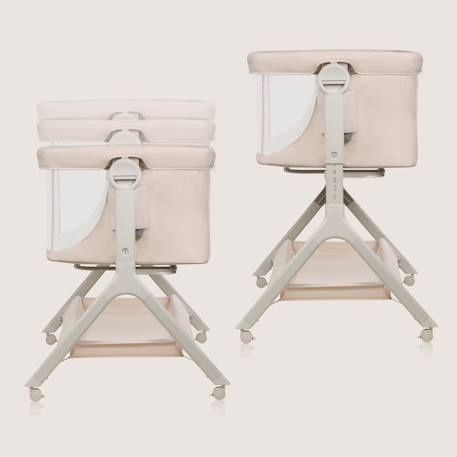 Lit cododo berceau 3en1 leonie plus réglable en hauteur et inclinaison Beige sand+Green sage+Grey stone 6 - vertbaudet enfant 