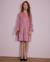 Robe fille en tissu soyeux avec volants Rose 1 - vertbaudet enfant 