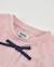T-shirt fille en maille avec nœuds décoratifs et volants sur l'ourlet Rose 3 - vertbaudet enfant 