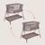 Lit cododo berceau 3en1 luna réglable en hauteur et inclinaison avec matelas Beige sand+Beige taupe+Grey concrete 10 - vertbaudet enfant 