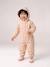 Combinaison de pluie imprimée à capuche bébé doublée polaire vanille+vieux rose 2 - vertbaudet enfant 