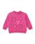 Sweat fille en molleton chaud avec cœurs brodés Rose 2 - vertbaudet enfant 