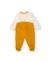 Barboteuse en peluche pour bébé avec motif d'ours Jaune 2 - vertbaudet enfant 