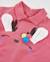 Robe fille en molleton au design fantaisie et toucher doux Rose 4 - vertbaudet enfant 