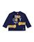 T-shirt à manches longues garçon en jersey imprimé original Bleu 1 - vertbaudet enfant 