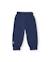 Pantalon en molleton pour garçon avec taille élastique et cordon de serrage Bleu 2 - vertbaudet enfant 