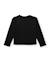 T-shirt fille en maille avec manches longues et imprimé graphique Noir 2 - vertbaudet enfant 