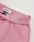 Pantalon fille en maille à coupe large et taille élastique Rose 3 - vertbaudet enfant 