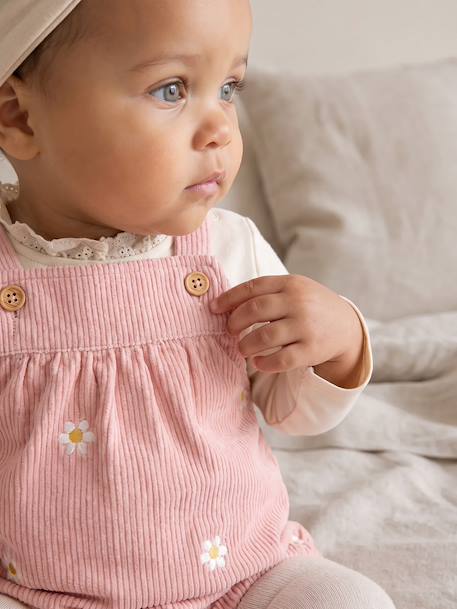 Ensemble 4 pièces bébé fille rose pâle 13 - vertbaudet enfant 