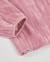 Blouse fille en tissu plat avec col plissé et volants Rose 4 - vertbaudet enfant 