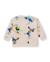 Sweat en molleton pour bébé garçon avec imprimé ski Blanc 2 - vertbaudet enfant 