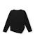 T-shirt fille en maille avec détails brillants et coupe asymétrique Noir 2 - vertbaudet enfant 