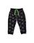 Pantalon en molleton pour bébé garçon avec imprimé amusant Noir 1 - vertbaudet enfant 