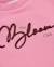Sweat-shirt fille en molleton avec logo brodé et poignets côtelés Rose 4 - vertbaudet enfant 