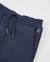 Pantalon fille en molleton avec coupe droite et taille haute Bleu 4 - vertbaudet enfant 