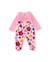 Barboteuse en tricot pour bébé avec imprimé floral Rose 1 - vertbaudet enfant 
