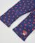 Legging stretch en molleton pour fille avec motif cœurs Bleu 5 - vertbaudet enfant 
