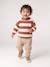 Pull bébé garçon manches longues marine+terracotta 12 - vertbaudet enfant 