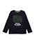 T-shirt garçon en maille avec imprimé géométrique Bleu 1 - vertbaudet enfant 