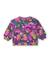 Ensemble en molleton fille avec sweat fleuri et pantalon assorti Violet 2 - vertbaudet enfant 