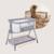 Lit cododo berceau 3en1 luna réglable en hauteur et inclinaison avec matelas Beige sand+Beige taupe+Grey concrete 14 - vertbaudet enfant 