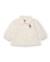 Blouse bébé fille en toile à col volanté et broderies Blanc 1 - vertbaudet enfant 