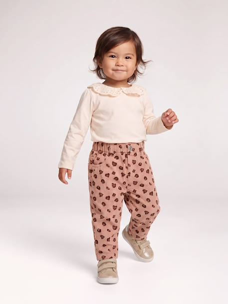 Pantalon bébé fille blush 1 - vertbaudet enfant 